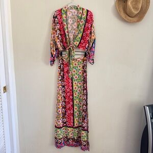 L'ATISTE by Amy Vibrant Floral 2 Piece Skirt Set S